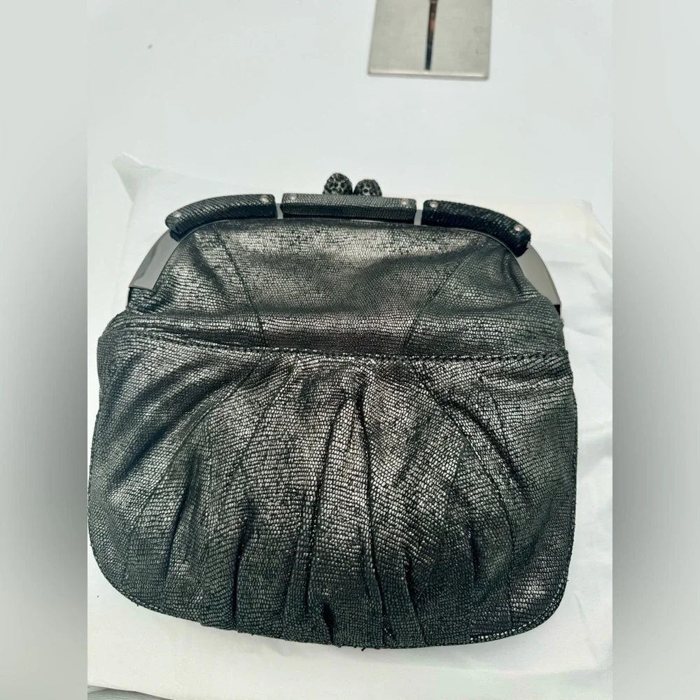 Tracy Reese Black‎ Sequel Kisslock Clutch - Picture 4 of 10